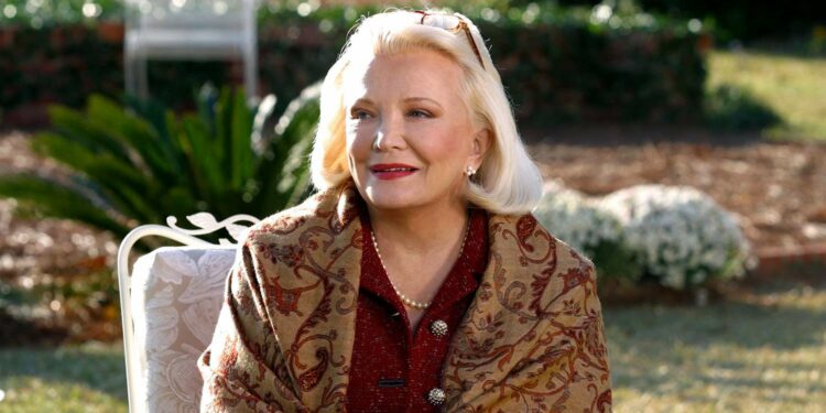 Murió Gena Rowlands, actriz de The Notebook