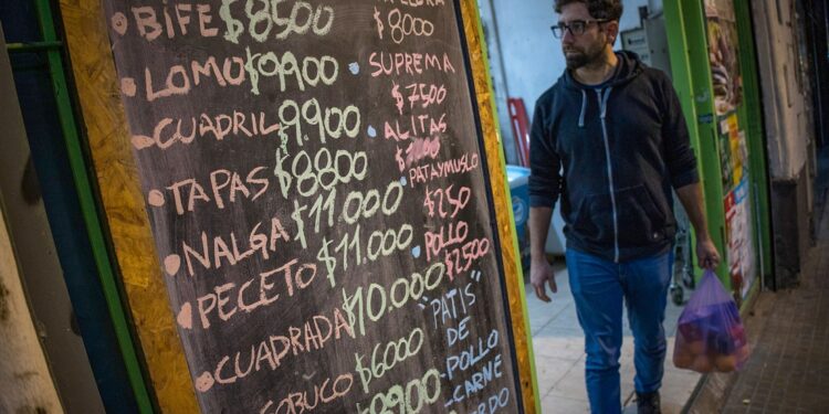 Sube 4,2 % la inflación en Argentina