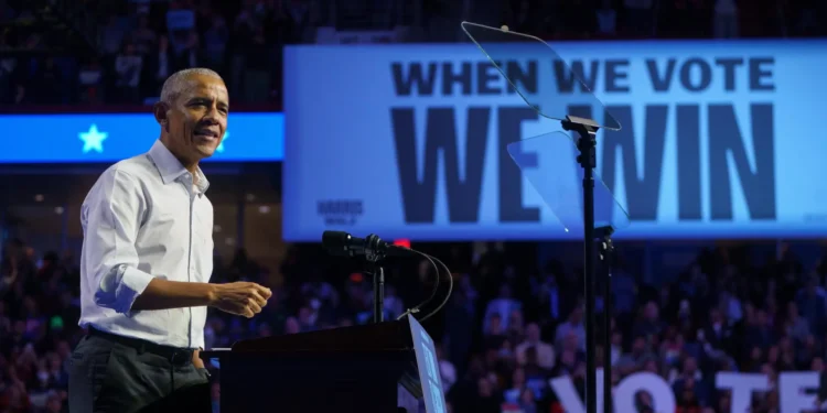 Obama, Springsteen y John Legend unen sus voces contra Trump en un mitin en Filadelfia