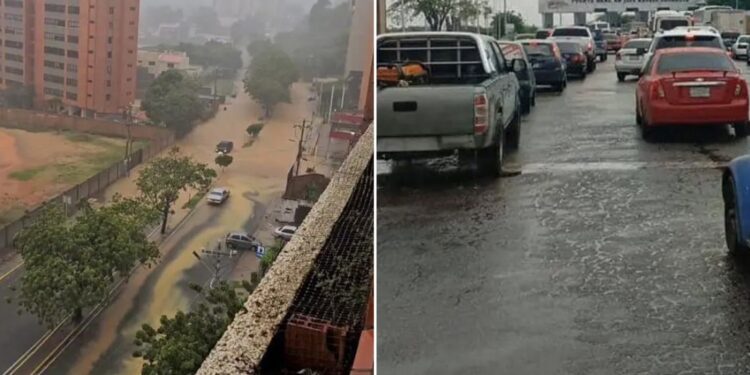 Cierran por unas horas el acceso del principal puente de Venezuela tras intensas lluvias