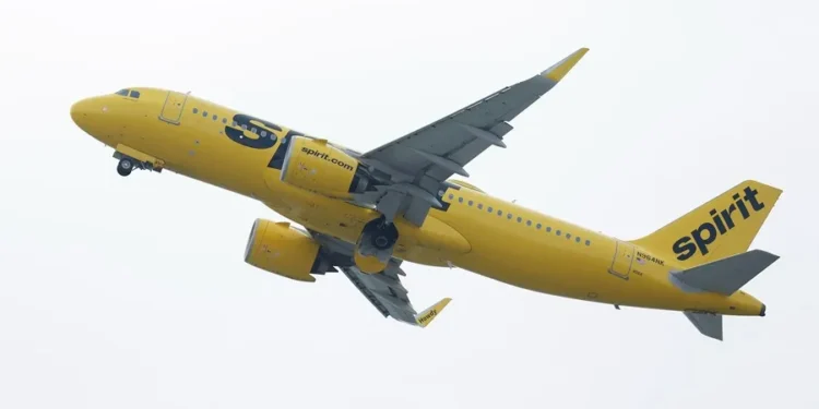 La aerolínea estadounidense de bajo coste Spirit Airlines se declara en quiebra