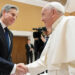 Papa Francisco recibió al secretario de Estado estadounidense Anthony Blinken