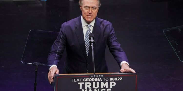 Trump designó al ex senador David Perdue como candidato a embajador de Estados Unidos en China