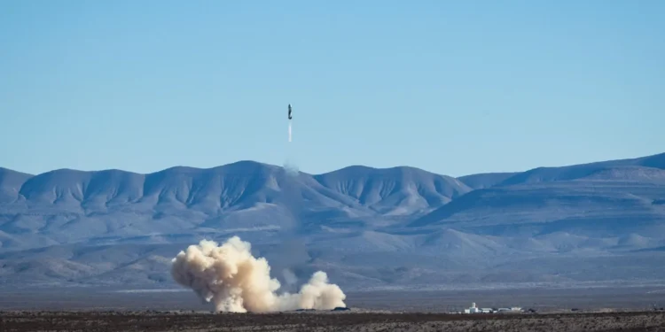 Blue Origin envió a la prometida de Bezos y a Katy Perry a los límites del espacio