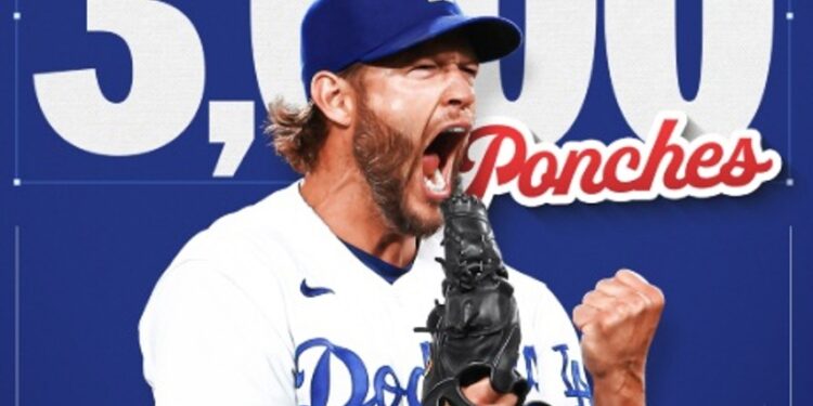 Clayton Kershaw llega a 3.000 ponches , por Eliéxser Pirela Leal