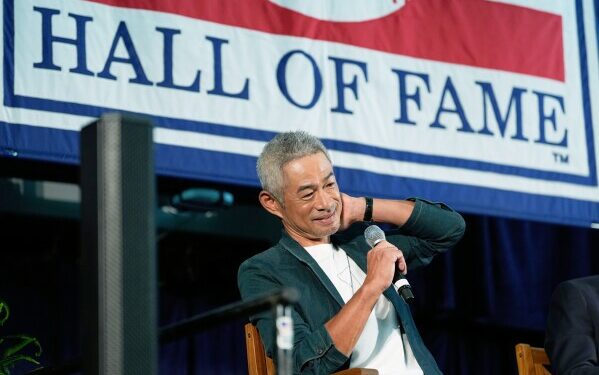 Ichiro Suzuki se robó el show con su ameno discurso.