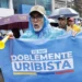Protestan en Colombia en respaldo al expresidente Álvaro Uribe