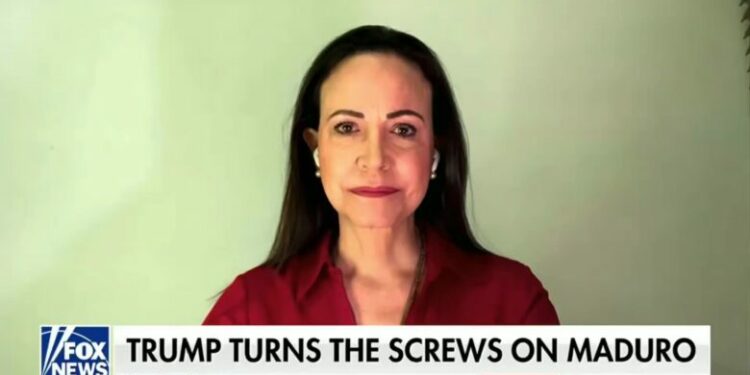 Machado: Confío en el apoyo de Trump para impulsar el cambio