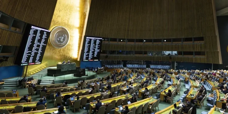 La ONU vota abrumadoramente a favor de la solución de dos Estados