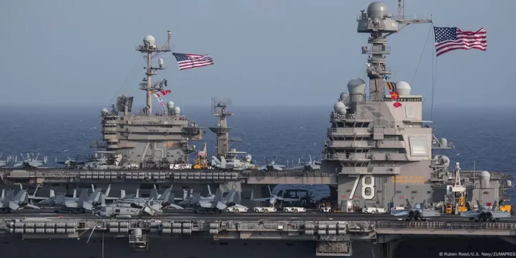 El Pentágono despliega el portaaviones USS Gerald Ford en el Mar Caribe