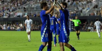 Argentina goleó 6-0 a Puerto Rico en Fort Lauderdale